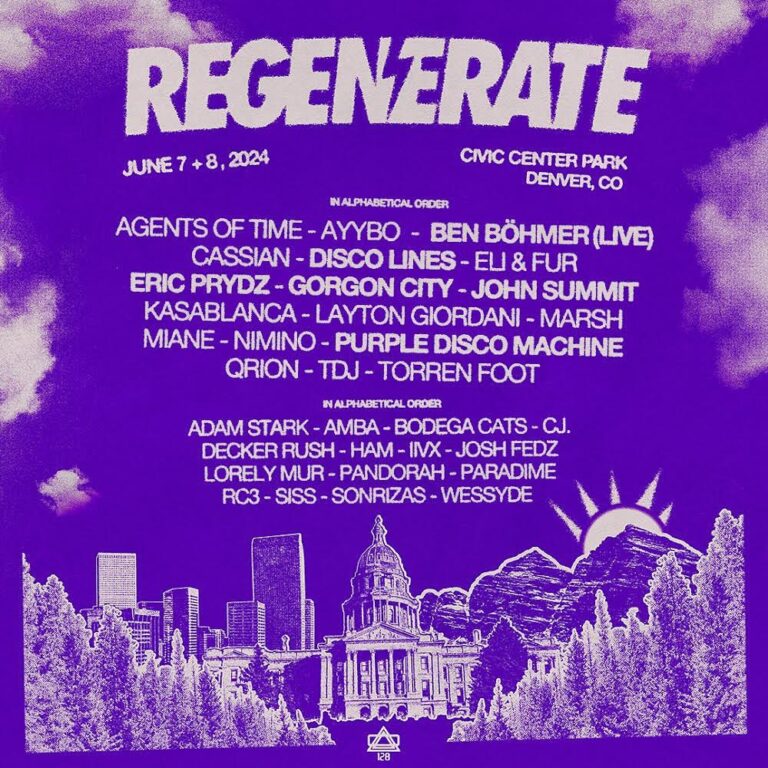 Regenerate Festival 2024: 12 Acts You Can’t Miss in Denver, Colorado